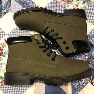 Army green Boots